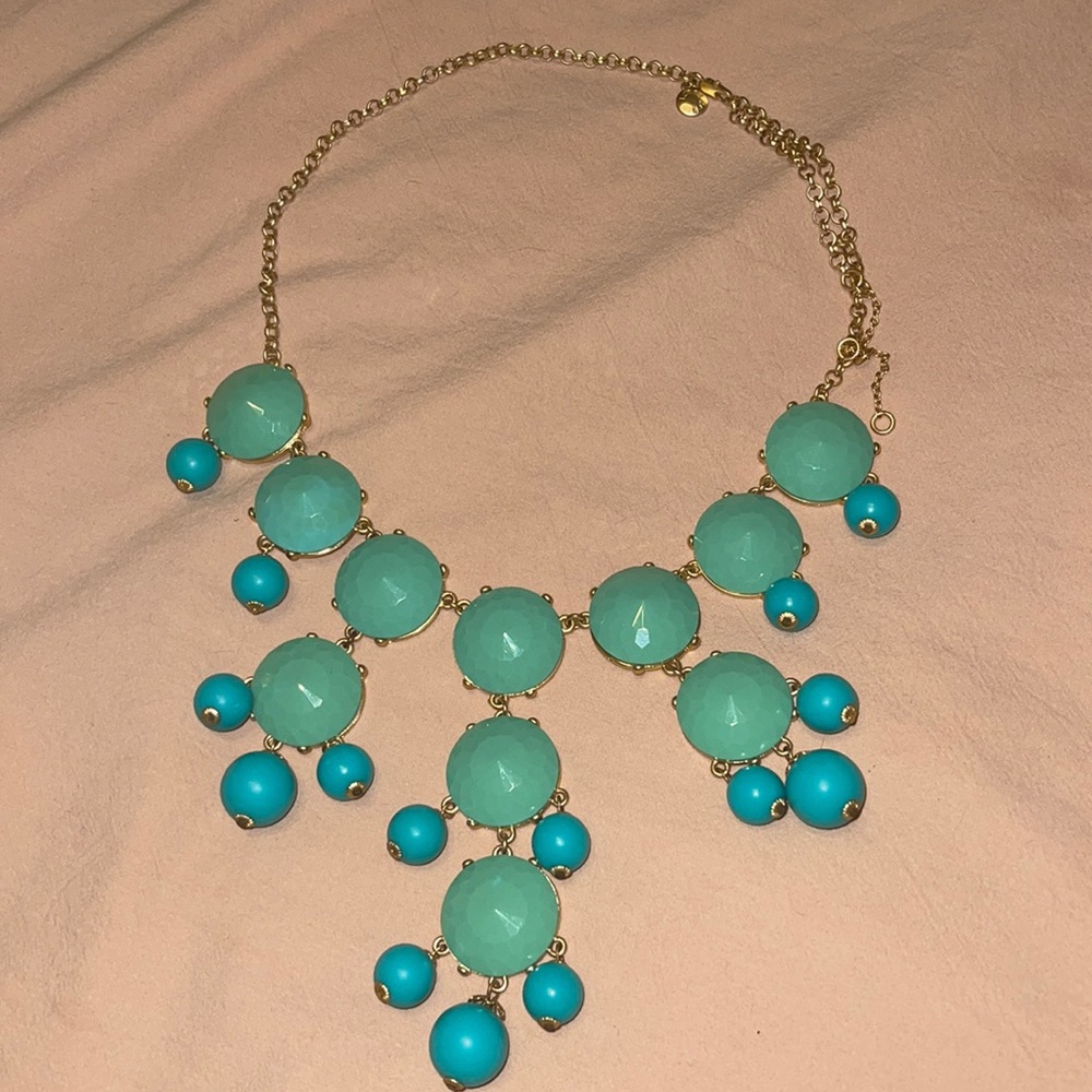 J. Crew turquoise statement necklace